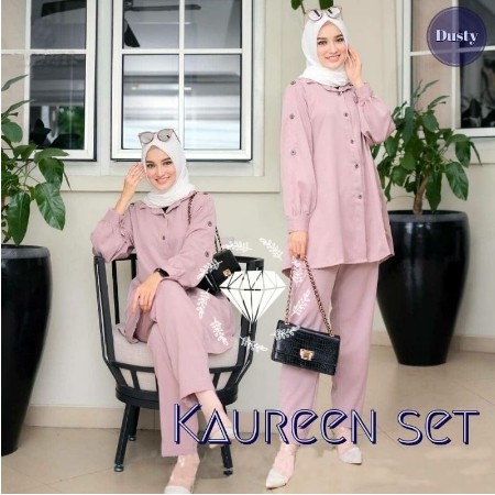 Baju Setelan Wanita Remaja Kekinian Terbaru Set Celana Model Trendy 2021 Edisi lebaran Busui Ld 114