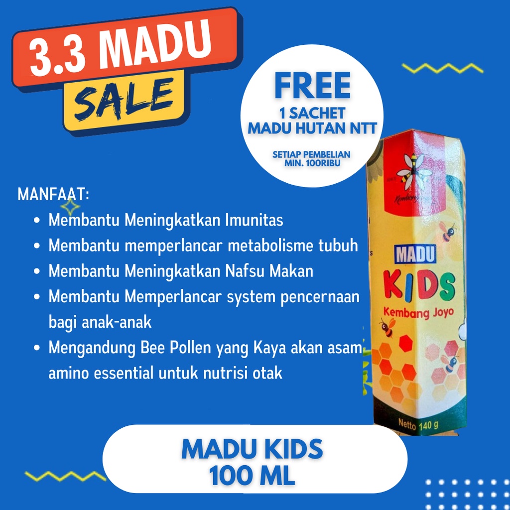 

Madu Kembang Joyo - Madu kids KJ 100ml