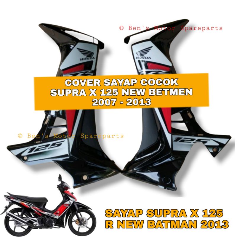 Sayap Supra X 125 New Betmen / Cover Body Sayap Kanan Kiri Supra X 125 R New 2013