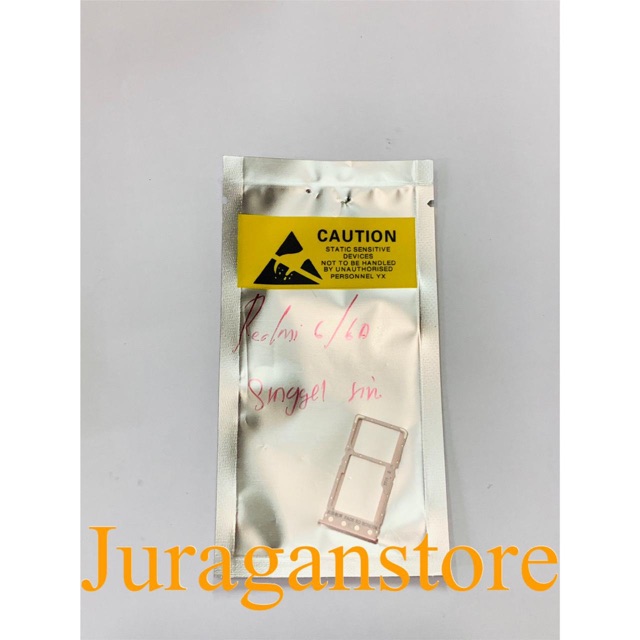 SIMLOCK SIMTRAY TEMPAT SIMCARD XIAOMI REDMI 6 REDMI 6A SINGLE SIM