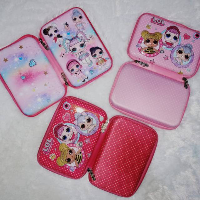 

TEMPAT PENSIL HARDCASE PENCIL CASE TIMBUL LOL 3D