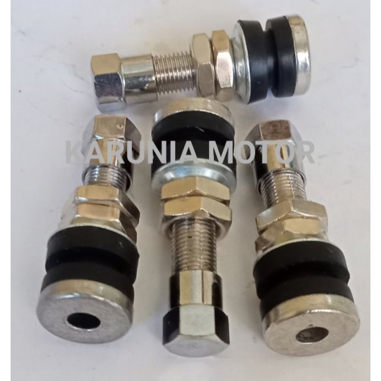 Pentil Ban Tubles Tubeless besi drat luar dan drat dalam