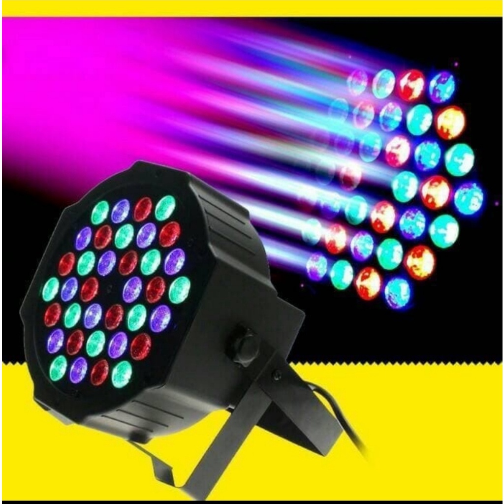 Lampu Sorot Disco LED Par 18/36 Mata - RGB / Lampu Panggung LED