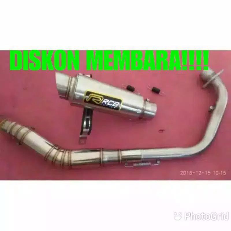 Kenalpot RCB inlet 51SONIC FACELIFT FU VIXION CBR SUPRA GTR