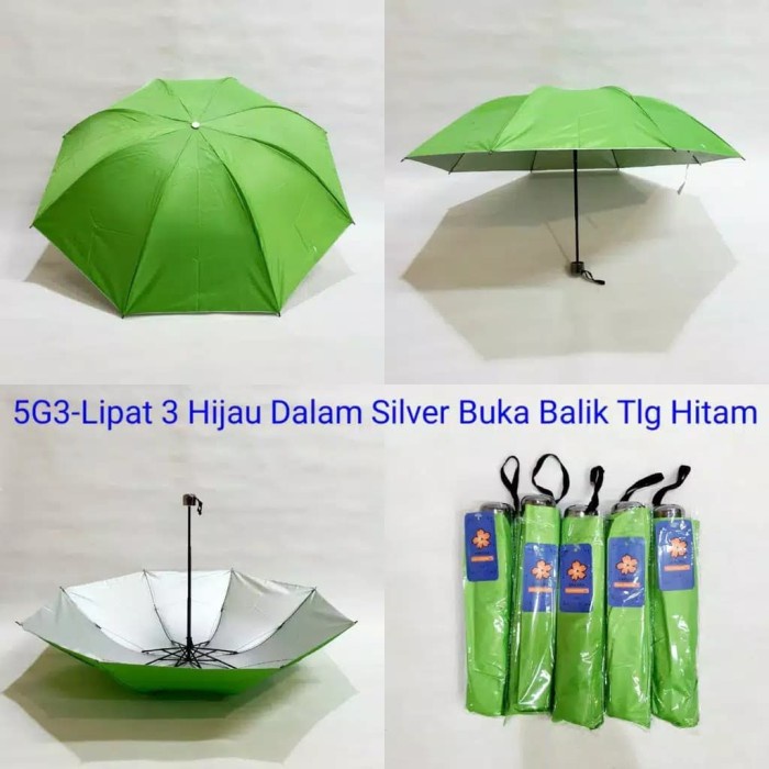 JOPE Payung Lipat Polos Anti UV Promosi Sakura 5G