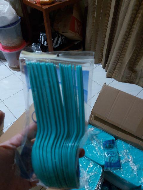 Sendok Makan Biru Tosca Merek Fim Harga 1 Pack Isi 25 Pcs