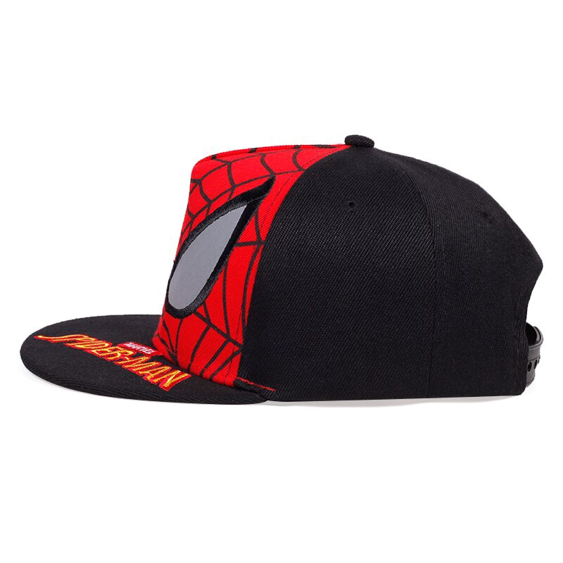 Topi Baseball Motif Bordir Kartun Spiderman Bahan Katun Gaya Hip Hop Untuk Anak