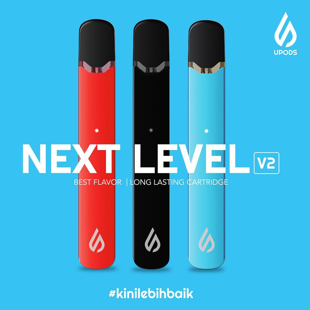 POD VAPOR VAPE UPODS POD Closed SYSTEM 280MAH Authentic BLACK