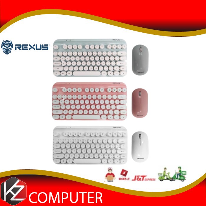 KEYBOARD MOUSE WIRELESS REXUS  KM9 COMBO