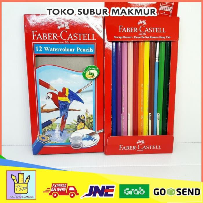 

PENSIL WARNA 12 WARNA PANJANG WATERCOLOUR - FABER CASTELL