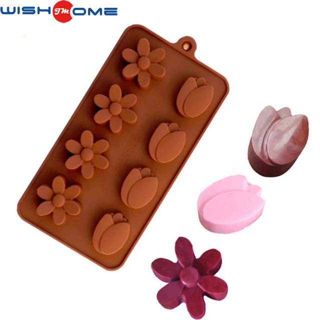 Cetakan Bunga Tulip Silicone Chocolate Mold