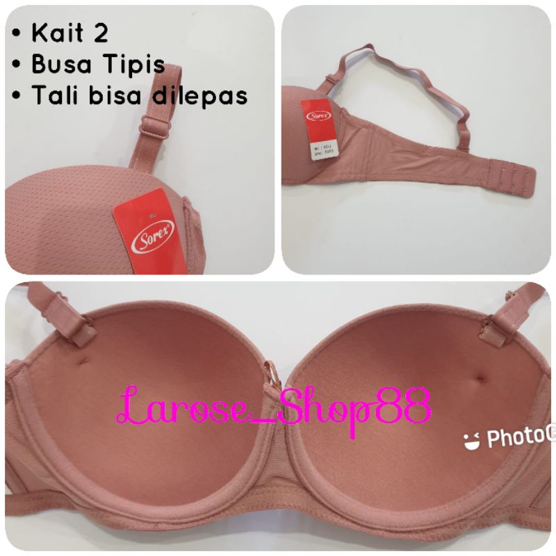 Bh Sorex 9853 Setengah Cup Bh Setengah Cup Busa Tipis Pakai Kawat Kait 2 Bra Sorex 9853