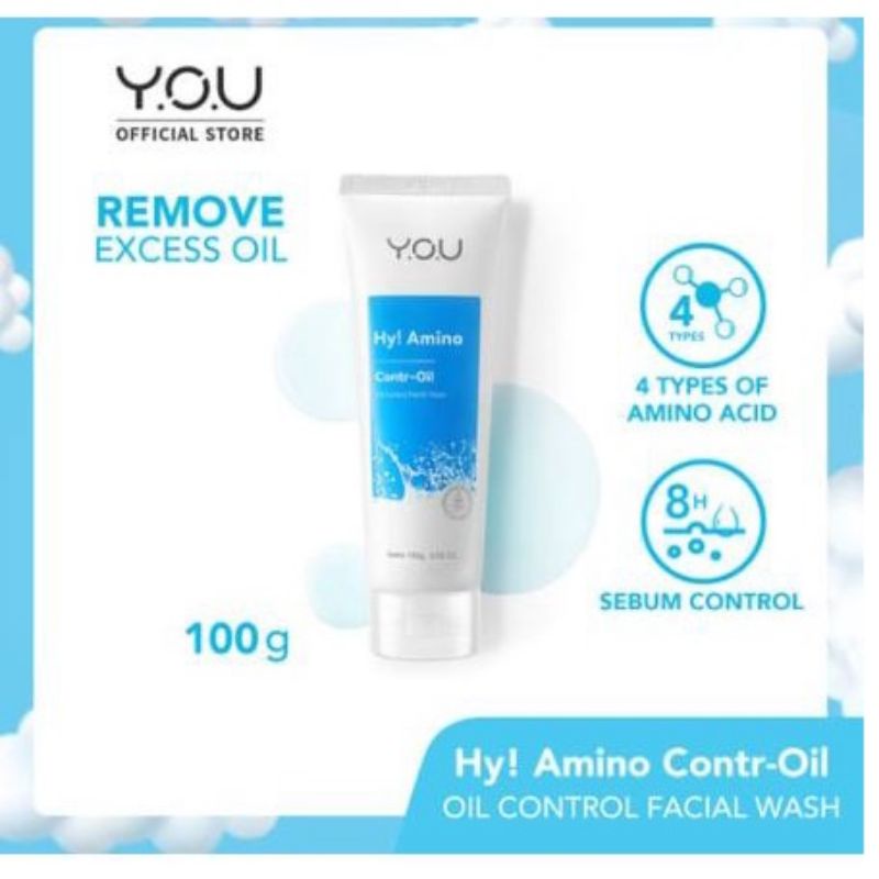 YOU Hy! Amino Facial Wash 100g