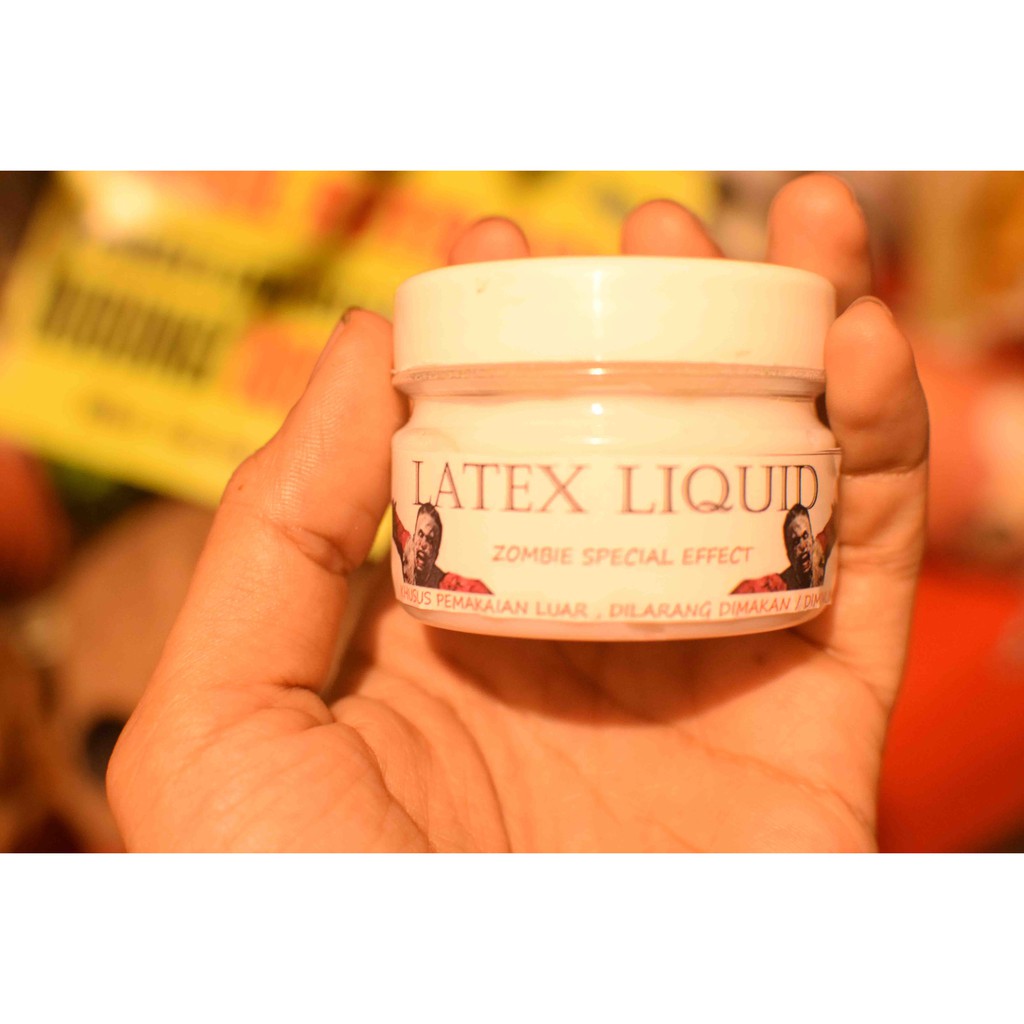 liquid latex MAKE UP ZOMBIE SFX LUKA HALLOWEEN setan PRANK