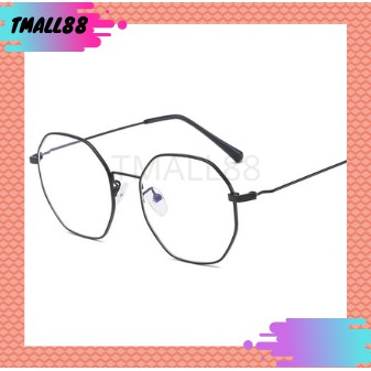 ♥TMALL88♥ Frame Lensa Kacamata Fashion Pria&amp;Wanita New Fashion Rowling New Sunglasses KM37