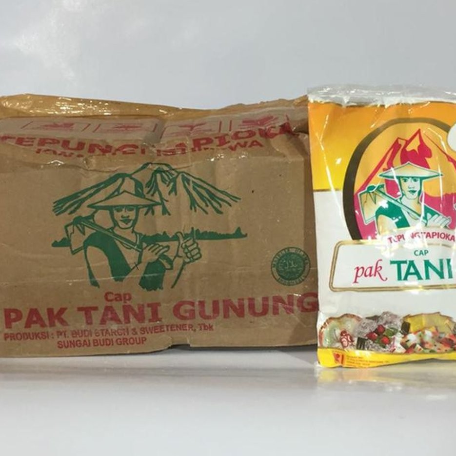 Tepung Tapioca Cap Pak Tani Gunung Dus Kemasan 500 Gram Tepung Sagu Tani Tapoica Flour Isi 20 Pcs