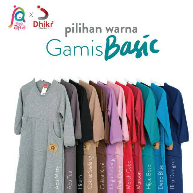 Gratis Jilbab •  Gamis Kaos Anak Dhikr Clothes x Jilbab Afra