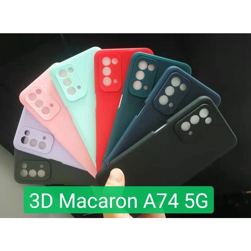 PROMO MAKARON CASE TPU 3D OPPO A74 4G 5G RENO 5 5F POCOPHONE M3 REALME C21