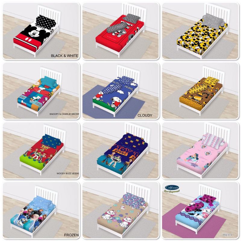 Sprei 120x200 by My Love All new Premium motif karakter | Dewasa | minimlis