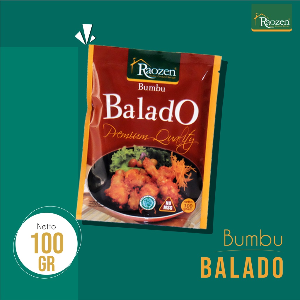 

Raozen Bumbu Masakan Balado Sachet 100gr
