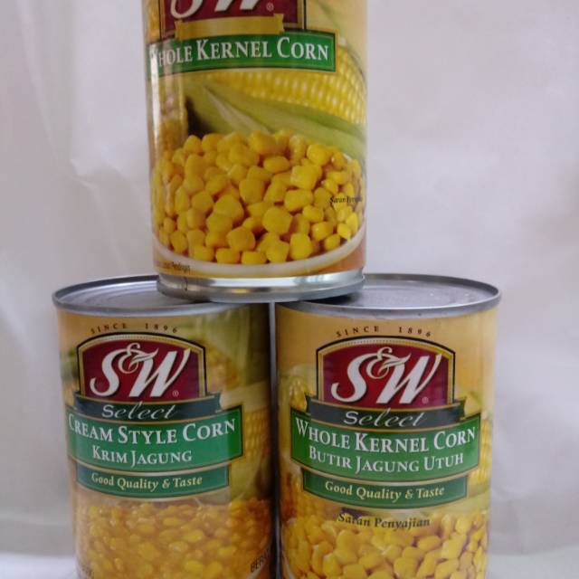 

Whole kerner corn merk S&W uk 410gr
