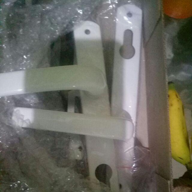 Paket Handle Kunci Pintu Alumunium Rumah Murah Komplit Set Body Kunci 2387