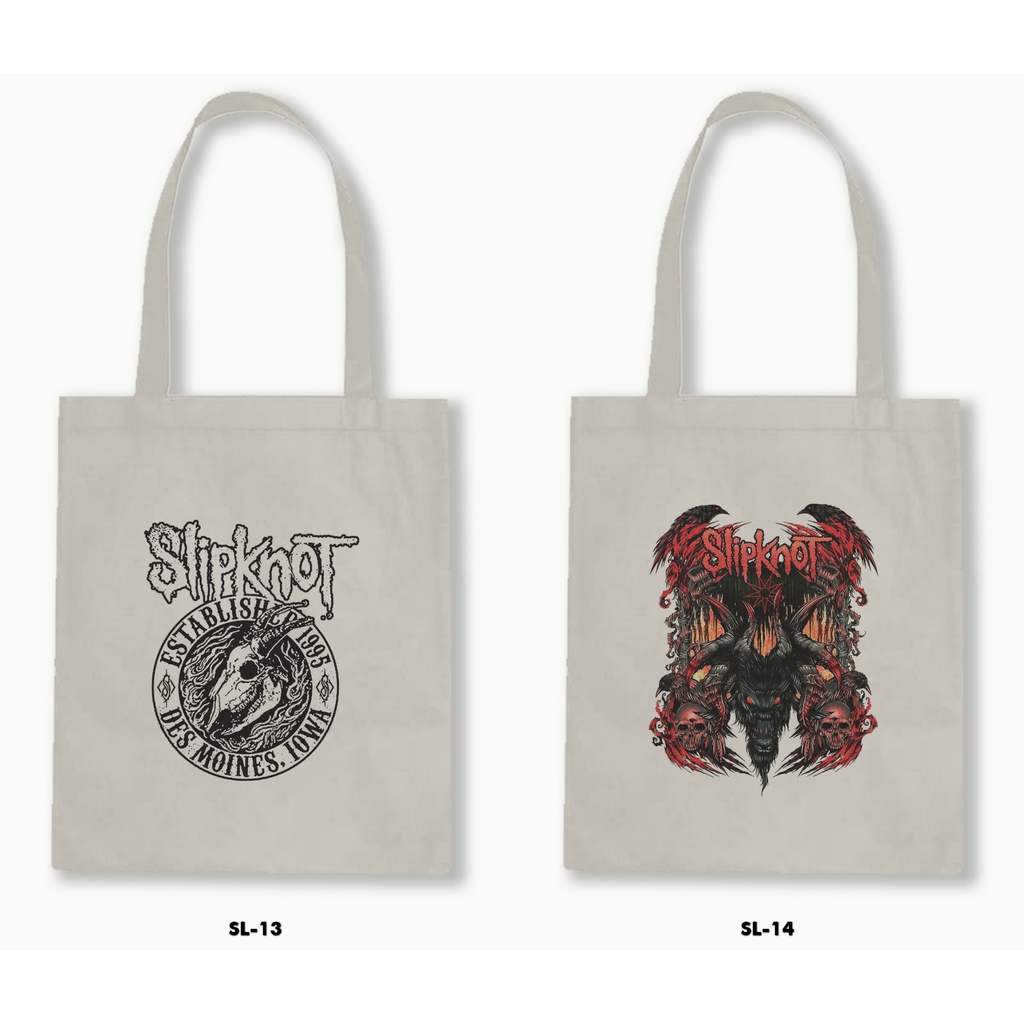 TOTE BAG BLACU - SLIPKNOT 01