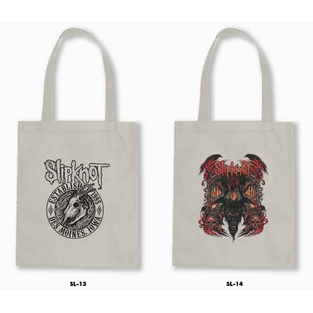 TOTE BAG BLACU - SLIPKNOT 01