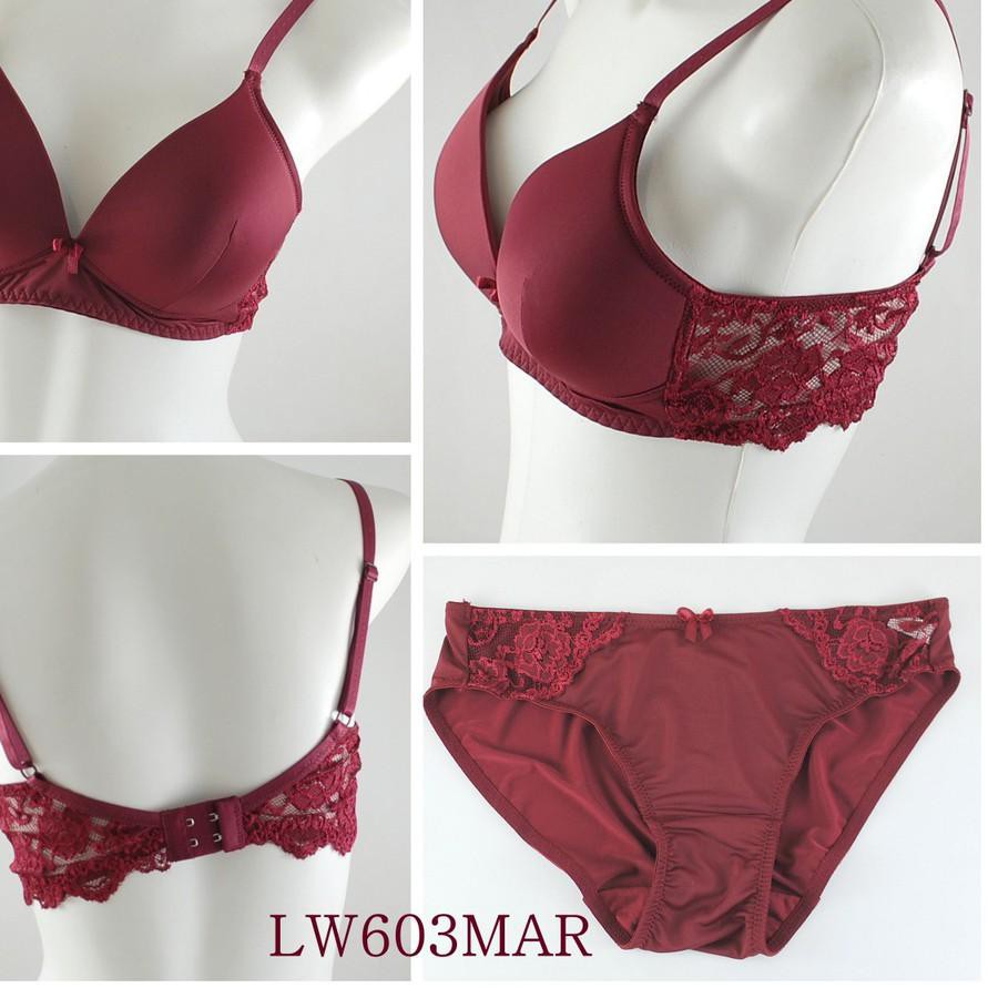 ✬ NEW BRASET LILY WOLFF, TIDAK BERKAWAT, FULL CUP, LW603MAR ✭