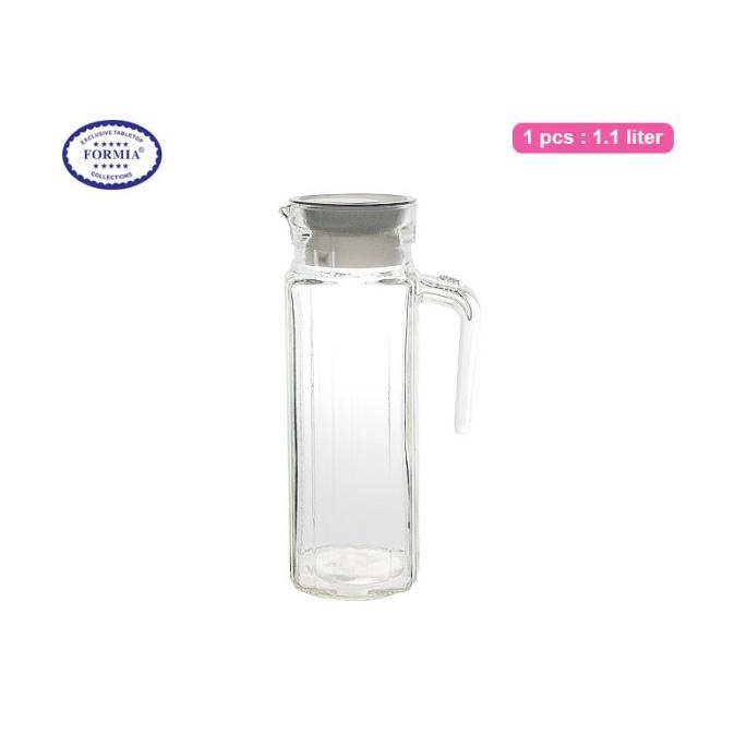 *#*#*#] FORMIA Pitcher Water Jug Kan Air Teko Kaca 1.1 L MIRIP Luminarc Quadro