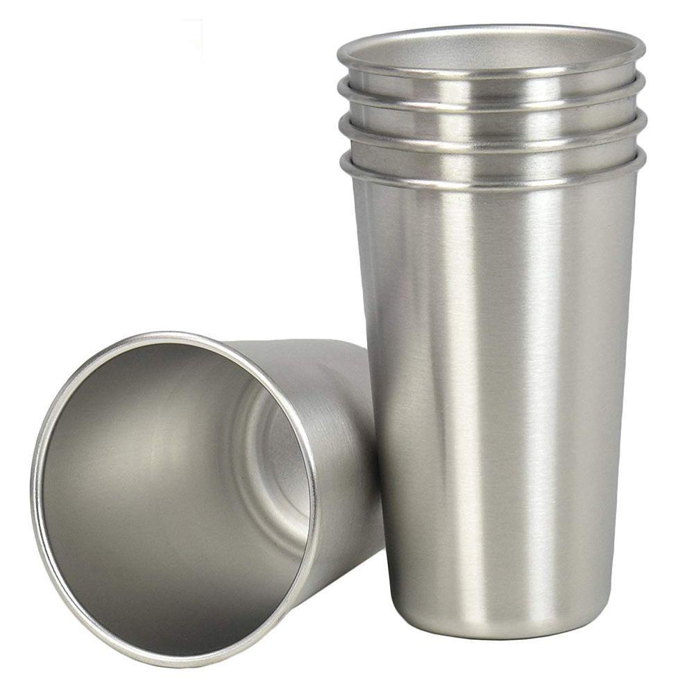 Chookyy 350/500ml 304gelas Tumbler Kopi Teh Stainless Pint Outdoor Beer Cup