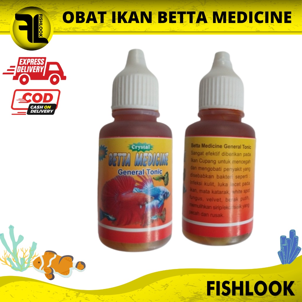 Betta Medicine General tonic 30 ml - Obat Cupang