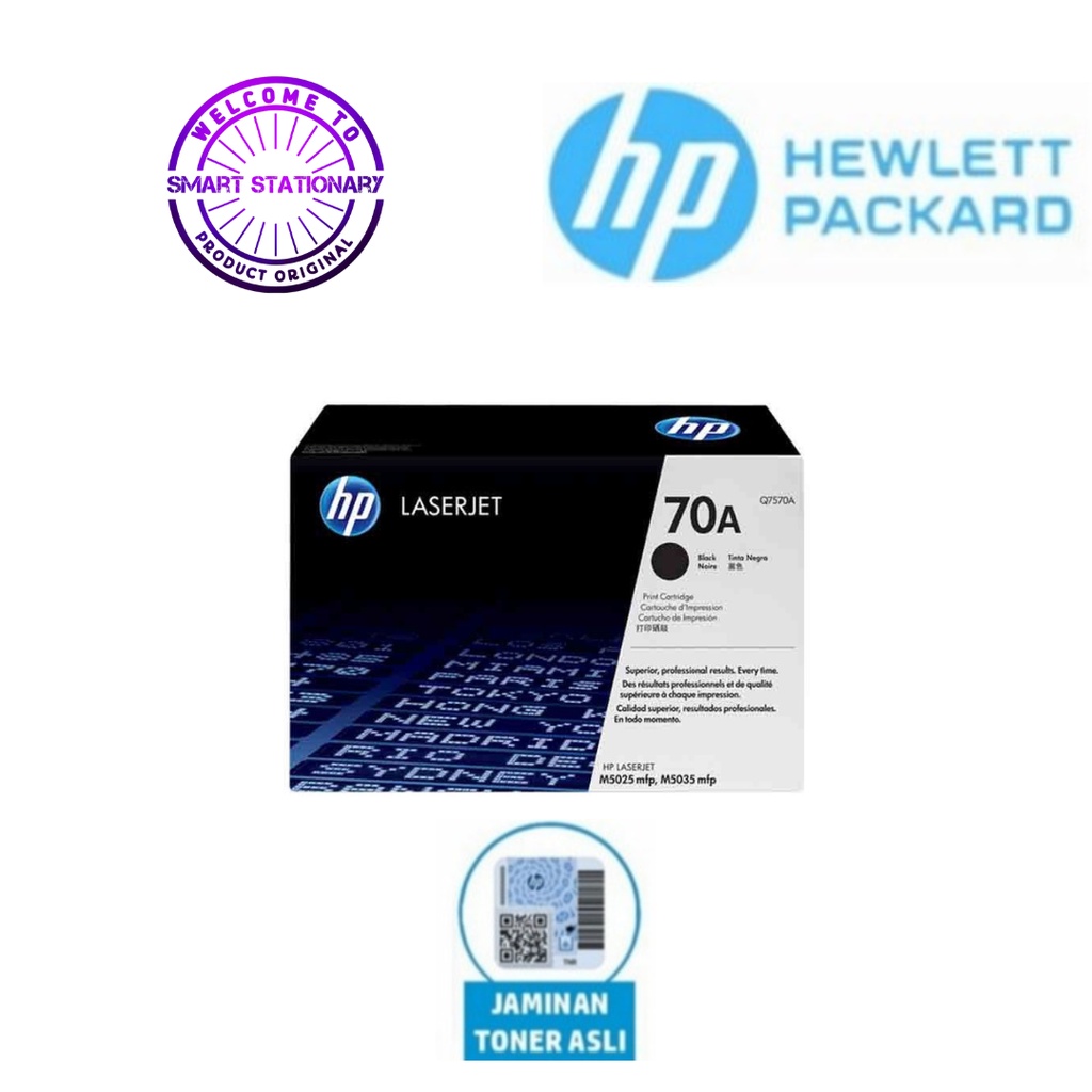 TONER LASERJET HP 70A [Q7570A] BLACK MONO ORIGINAL INK CARTRIDGE