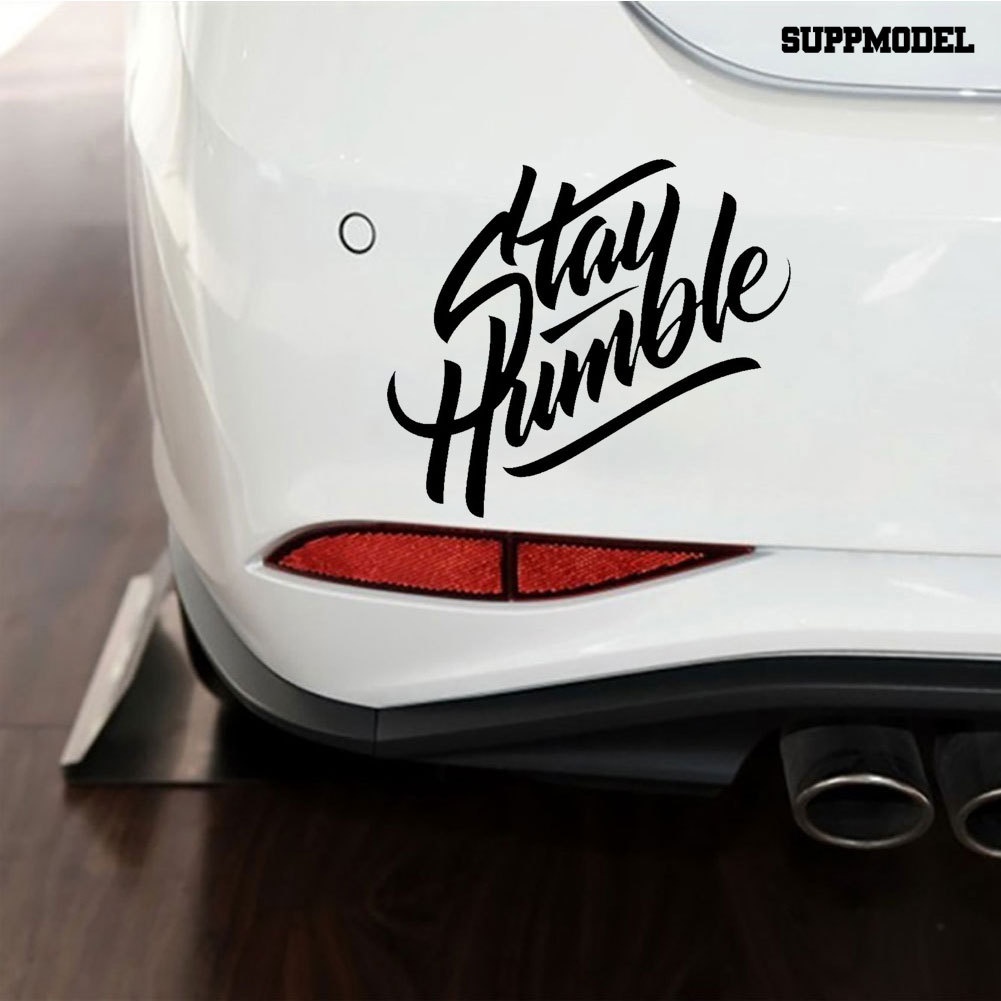 Stiker Tulisan Stay Humble Reflektif Untuk Bodykaca Jendela Mobil