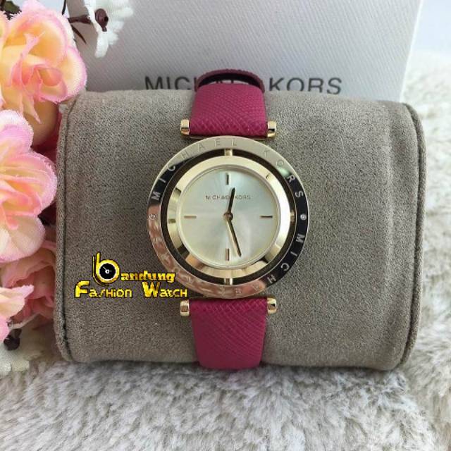 Jam Tangan Fashion Wanita Michael Kors 2525 Pink Rosegold Best Version Clone