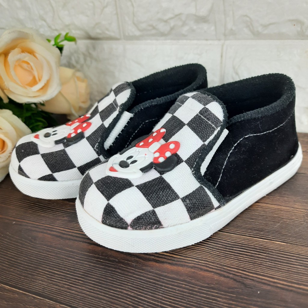 [TAMAN SEPATUKU] SEPATU TRENDY MURAH MICKEY MOUSE LUCU SLIP ON 1 2 3 4 5 6 TAHUN DAX05