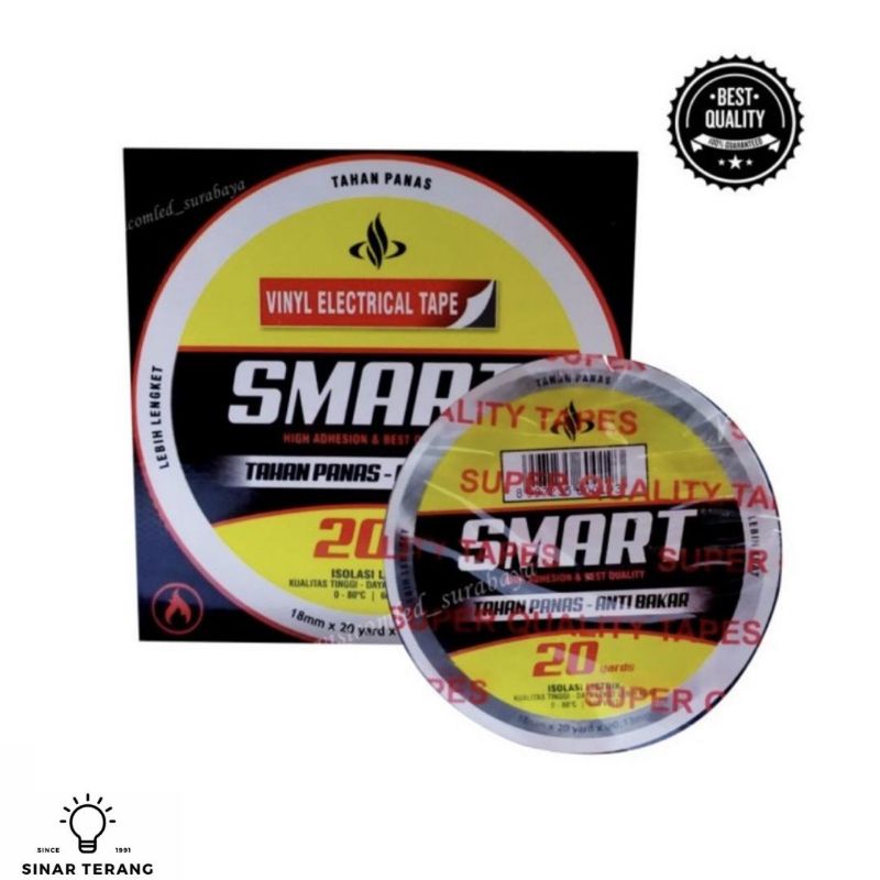 

isolasi listrik PVC HITAM vinyl smart 5" 20 yards solatip promo GROSIR murah