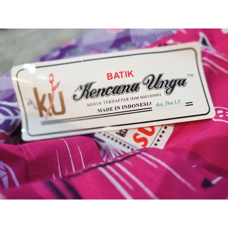salevia.id-Daster Ibu Jumbo L5 Kencana Ungu Label Putih/Busui Support