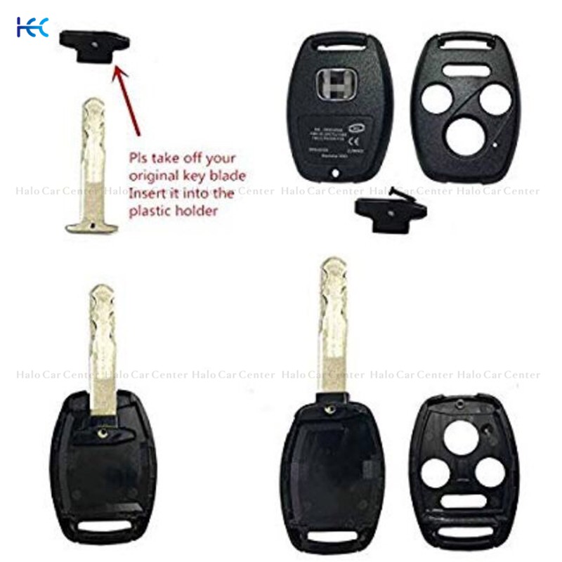 Cover Kunci Remote Mobil 2 3 Tombol Warna-Warni Untuk Honda Jazz City Crvic Accord-With
