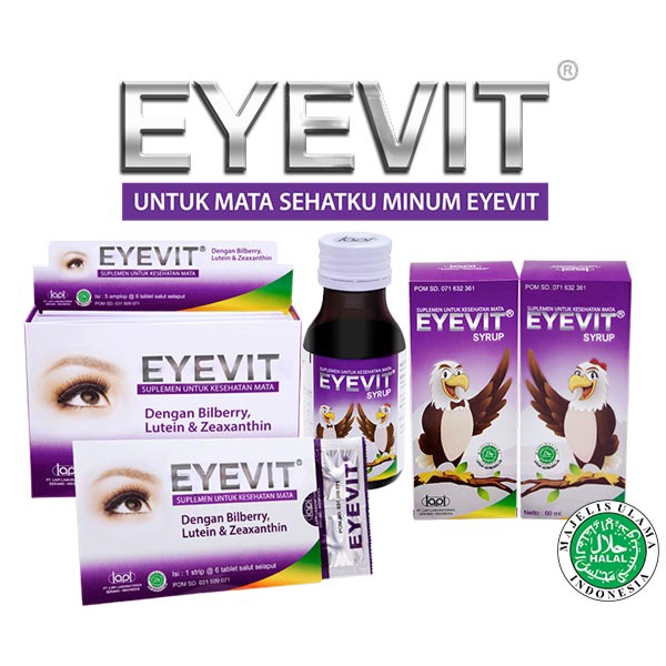 Eyevit 𝟏 𝐒𝐓𝐑𝐈𝐏 𝐈𝐬𝐢 𝟔 𝐓𝐀𝐁𝐋𝐄𝐓 - Memelihara Kesehatan Mata