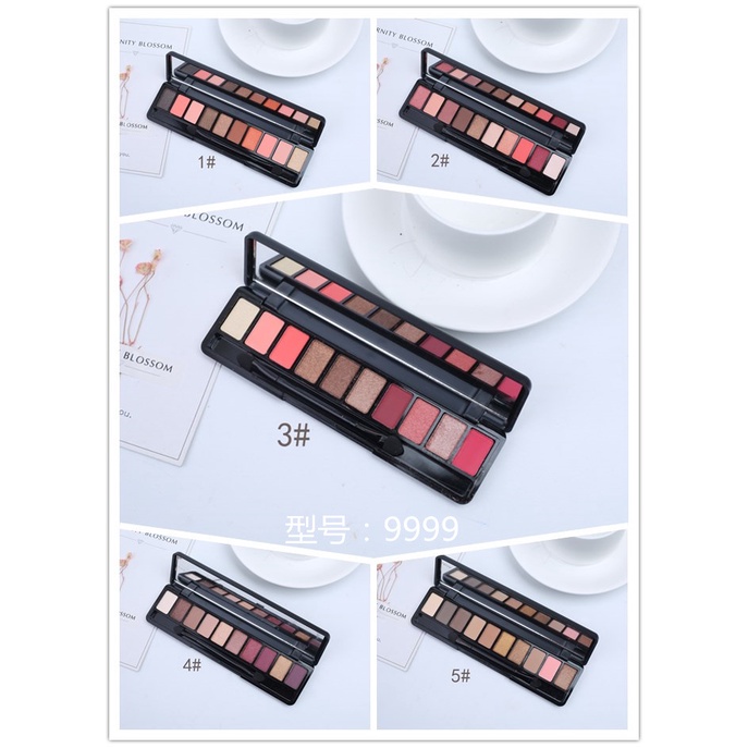 EYESHADOW FASHION 10 WARNA ~ FASHION MATTE EYESHADOW PALLET MAKEUP 10 WARNA