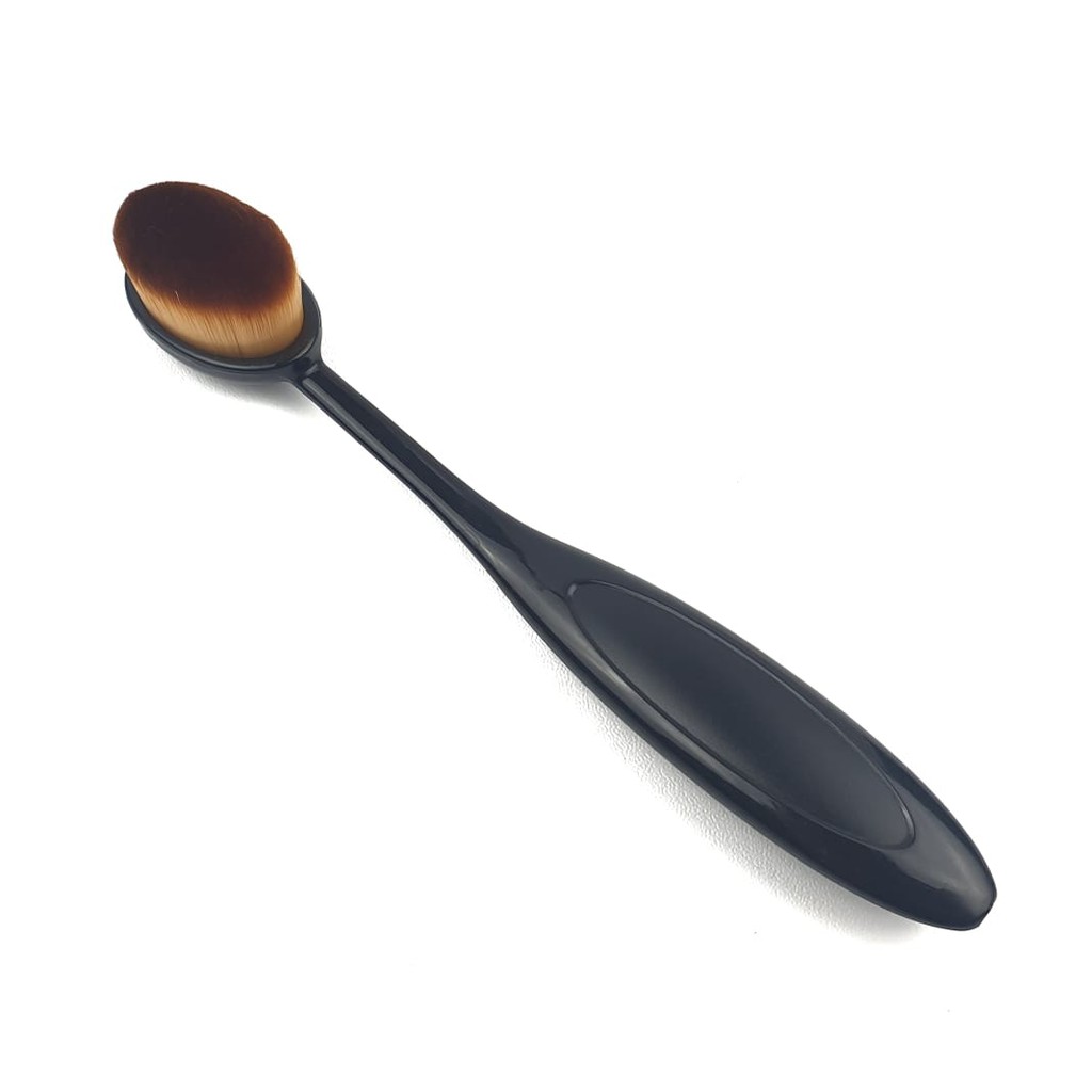 Dehalley Kuas Foundation Oval Leher Lentur Original. Oval Brush Blending