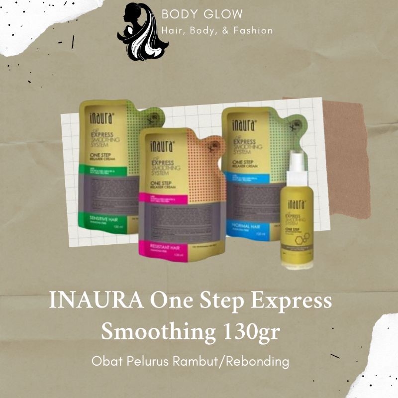 INAURA One Step Express Smoothing 130ml Obat Pelurus Rambut/Rebonding