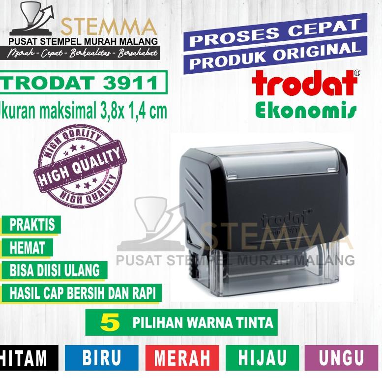 

ㅬ Stempel Custom TRODAT 3911 3912 3913 stempel nama NIP SIP I Logo usaha I Olshop I Nama Jabatan ☸
