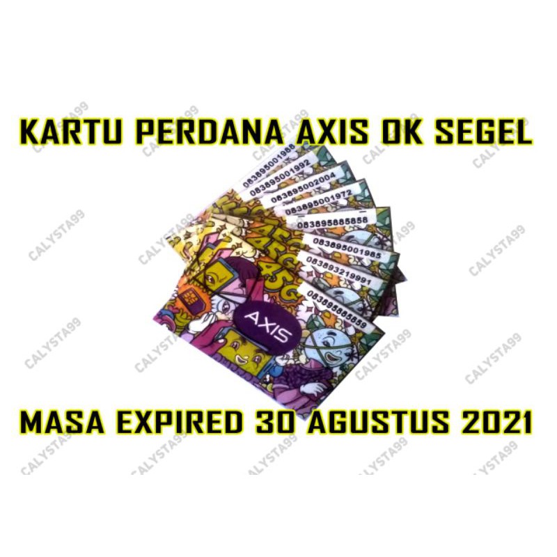 KARTU PERDANA AXIS 0K - SP REGULER AXIS SEGEL GROSIR