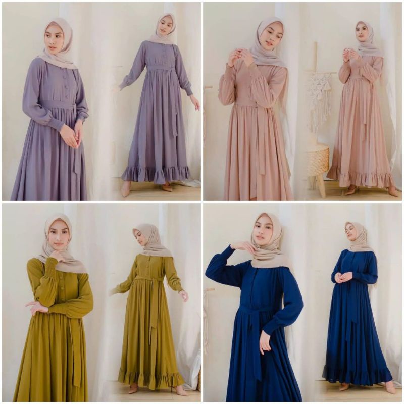 Marwah dress fashion muslim remaja wanita