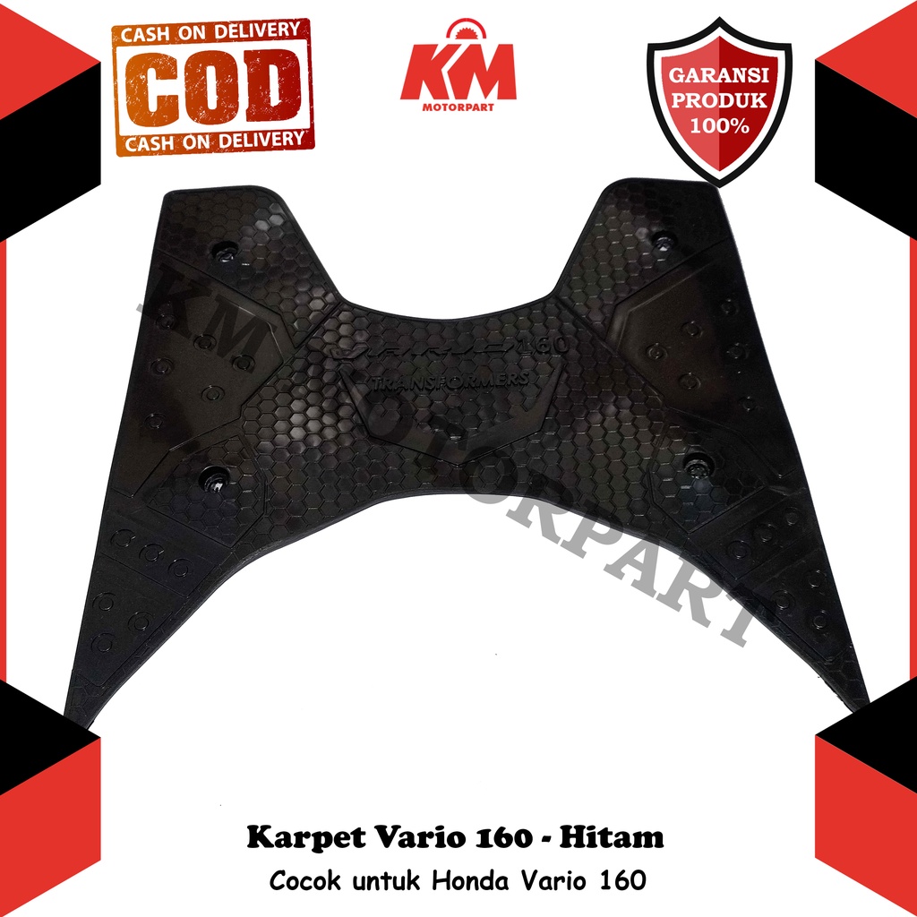 Karpet Vario 160 Keset Pijakan Kaki Honda Vario New Bordes Bahan Karet Variasi