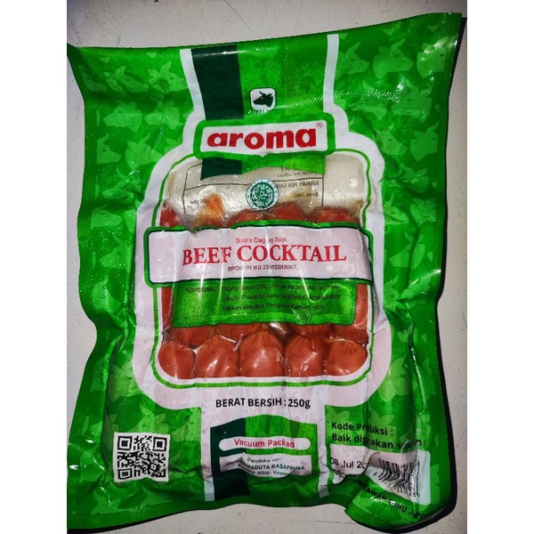 

Beef Cocktail 250gr Aroma Sosis Sapi