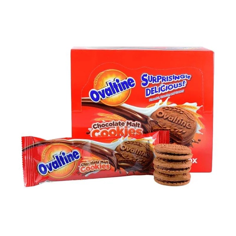 BOX - Ovaltine Choco Malt Cookies isi 12pcs