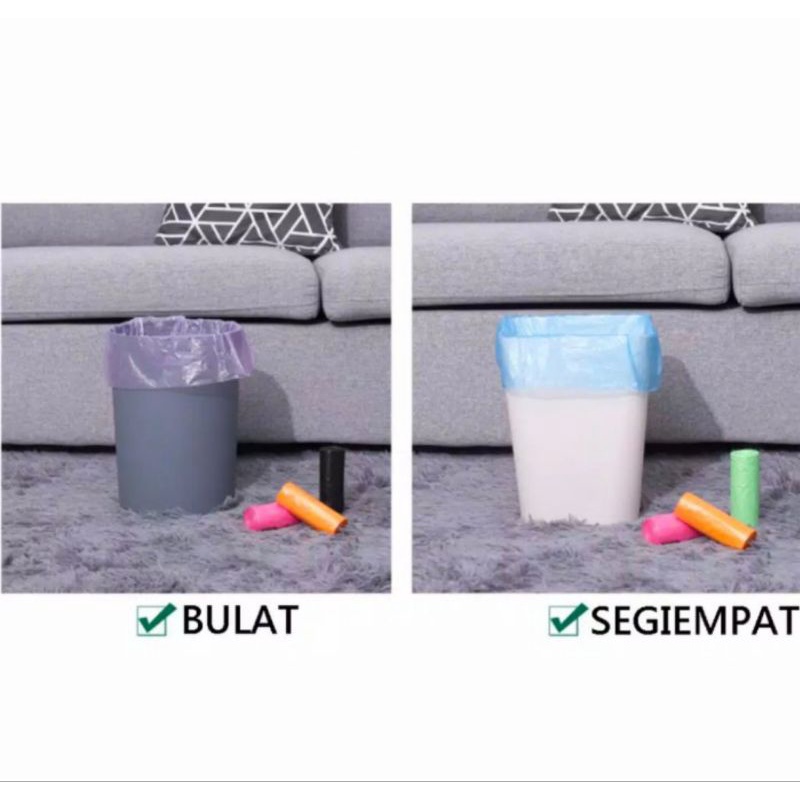 Kantong Sampah Plastik Gulung 45x50cm 1 roll isi 20